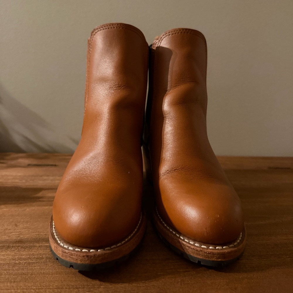 Red Wing Harriet Chelsea Boots – Pecan Boundary Leather Heeled Heritage Sz 7.5 - Picture 3 of 11